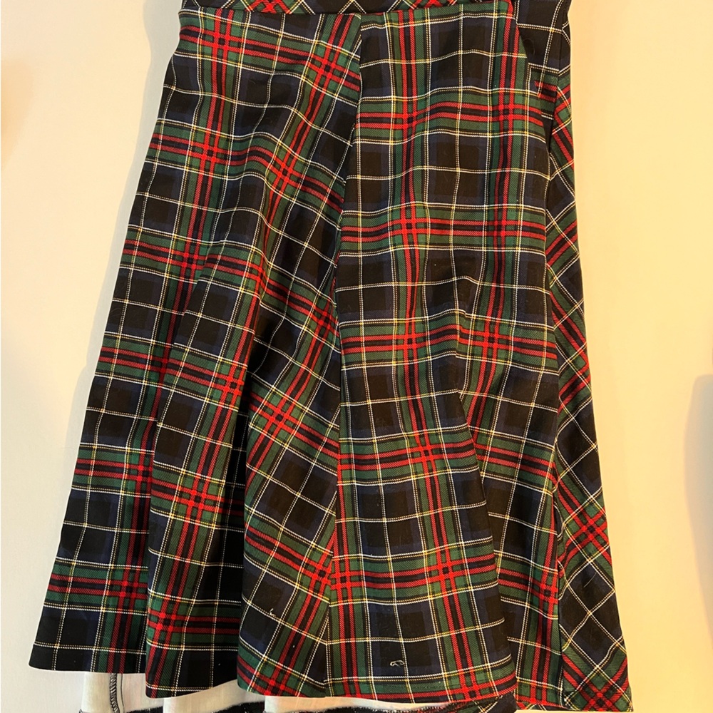 Torrid Skater Skirt - Luxe Ponte Multi Plaid NWOT